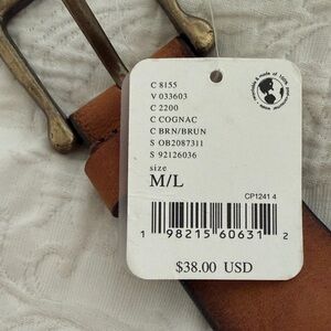 Free People Cognac Brown Belt